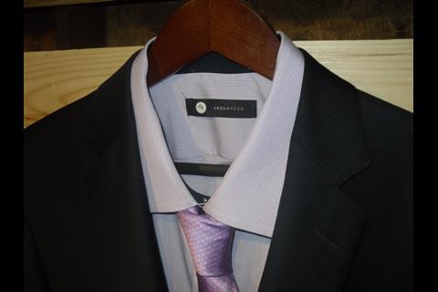 Arden Reed is using a 3D scanner, housed in its mobile shop, to get more accurate suit measurements